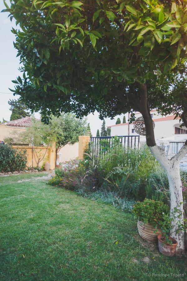 Small Guesthouse In The Garden Amarynthos Bagian luar foto